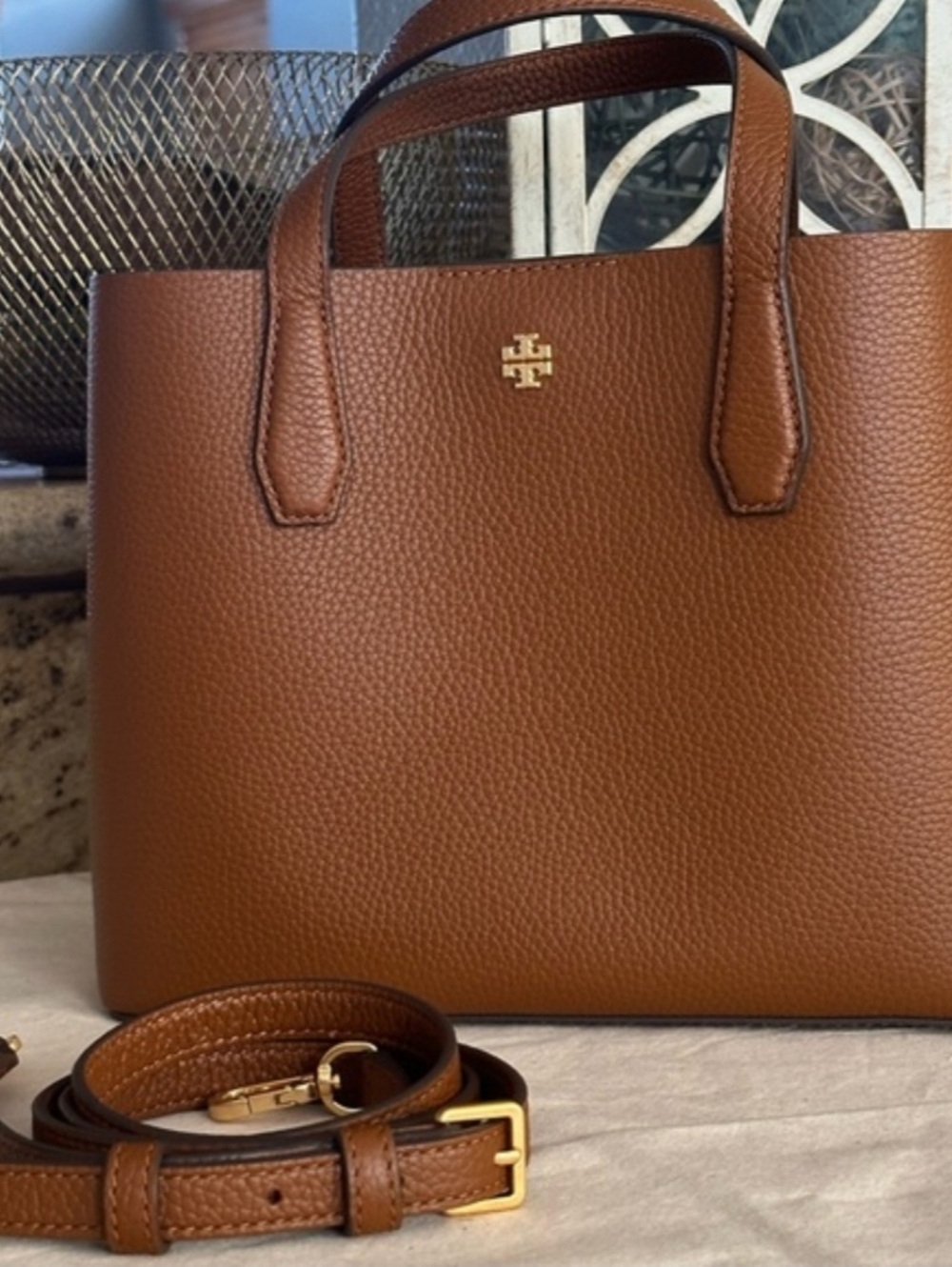 Tory Burch Blake Leather Tote Bag